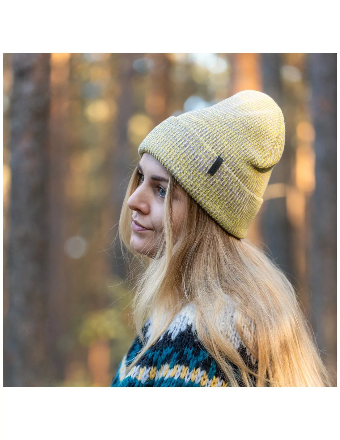 spring-beanie-for-women-yellow-100-organic-cotton-twist-1