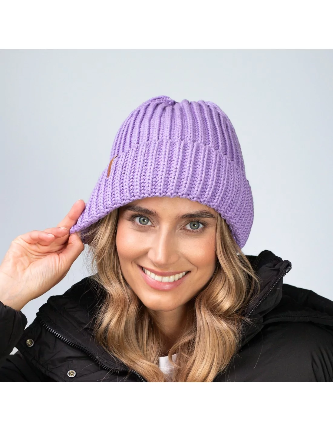 spring-beanie-for-women-violet-100-organic-cotton-rita