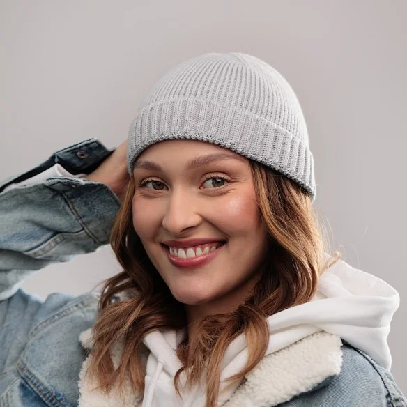 spring-beanie-for-women-light-grey-100-organic-cotton-tulip