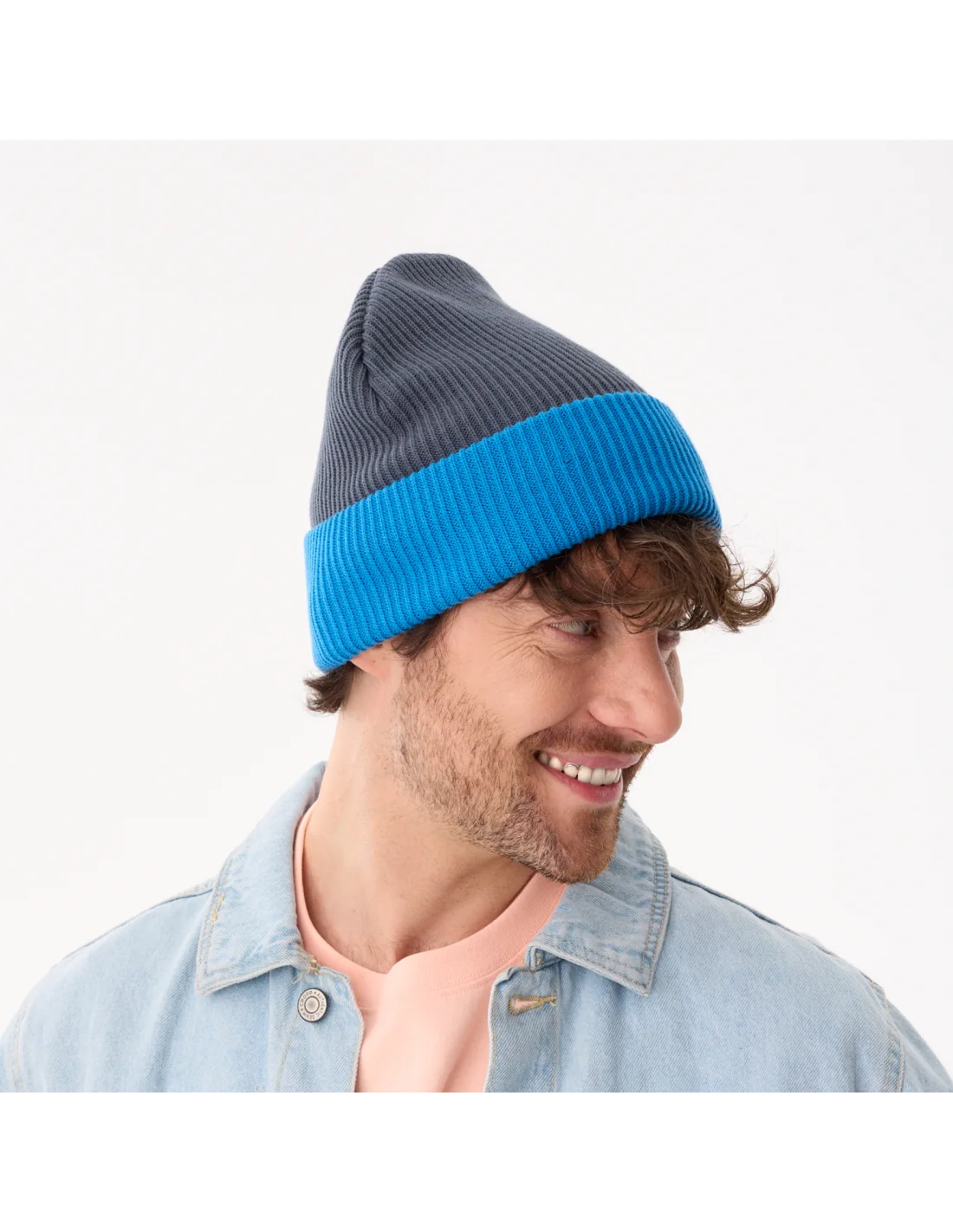 czapka-wiosenna-meska-ciemnoszara-100-bawelna-organiczna-twist-half-2