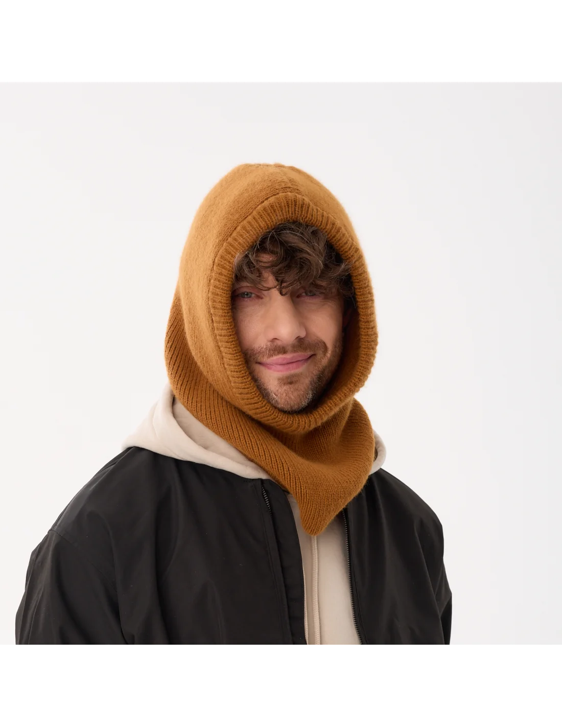 balaclava-wiosenna-meska-musztardowa-kaptur-dzianinowy-marion-2