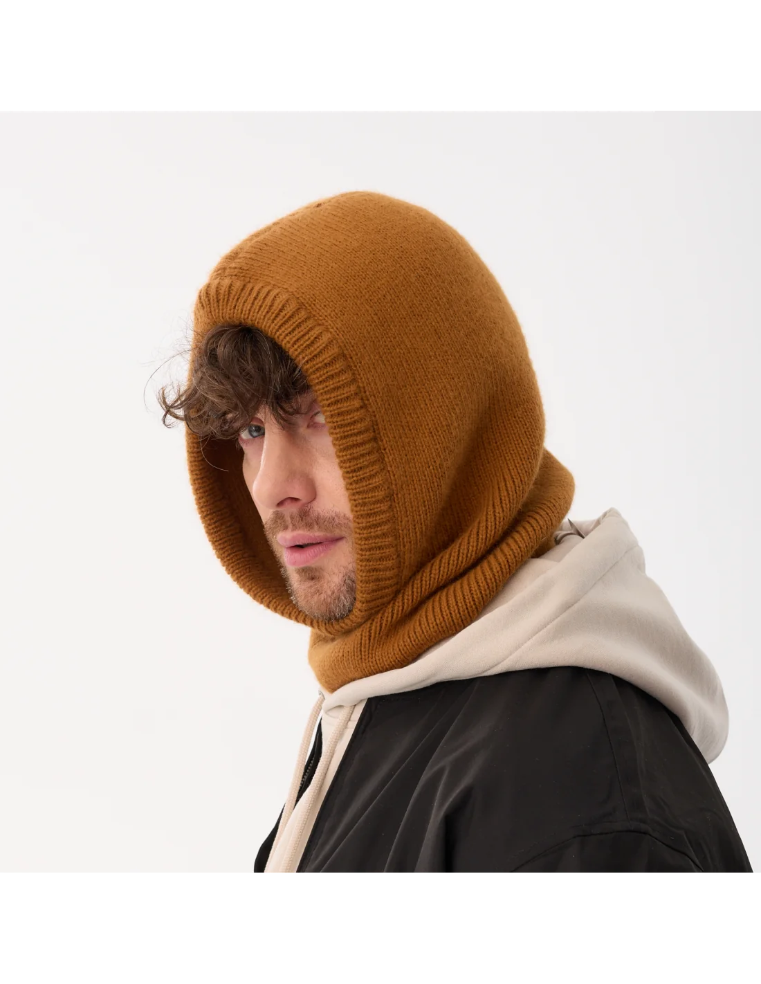 balaclava-wiosenna-meska-musztardowa-kaptur-dzianinowy-marion-1