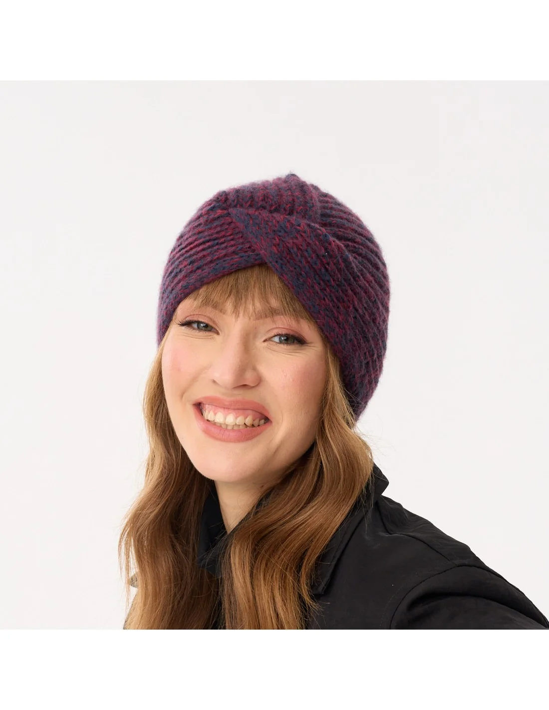 turban-wiosenny-damski-purpurowy-drapana-dzianina-ava