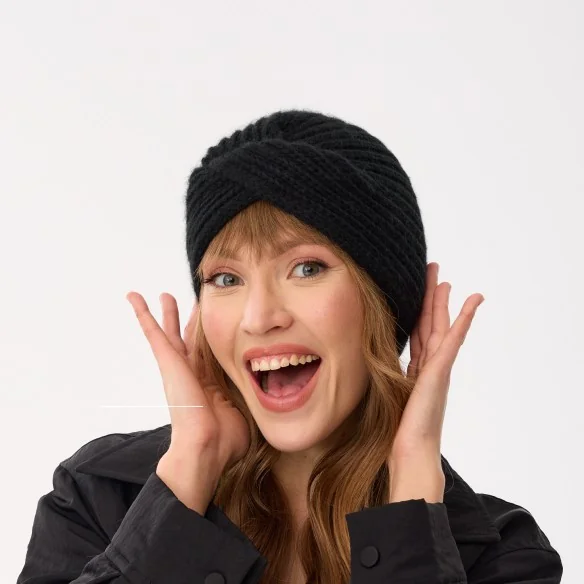 turban-wiosenny-damski-czarny-drapana-dzianina-ava