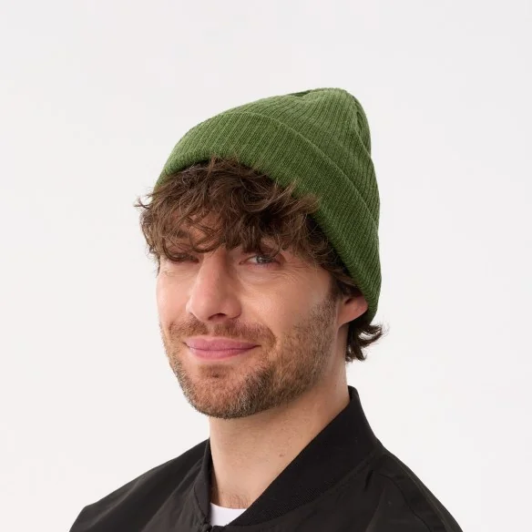 spring-beanie-for-men-green-recycled-yarn-nordiq