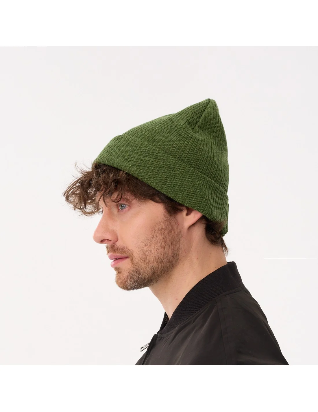 spring-beanie-for-men-green-recycled-yarn-nordiq-1