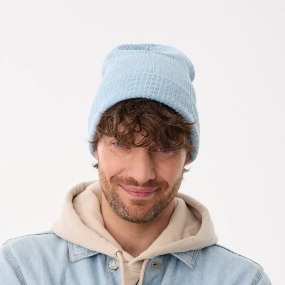 spring-beanie-for-men-blue-recycled-yarn-nordiq