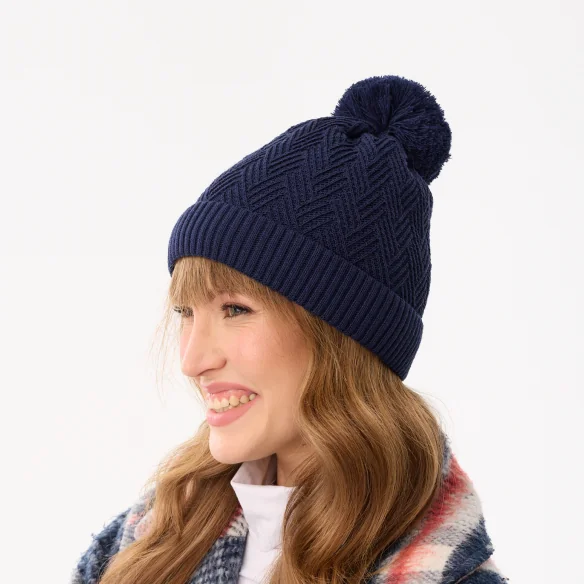spring-autumn-beanie-for-women-with-cotton-navy-blue-zigzag-1