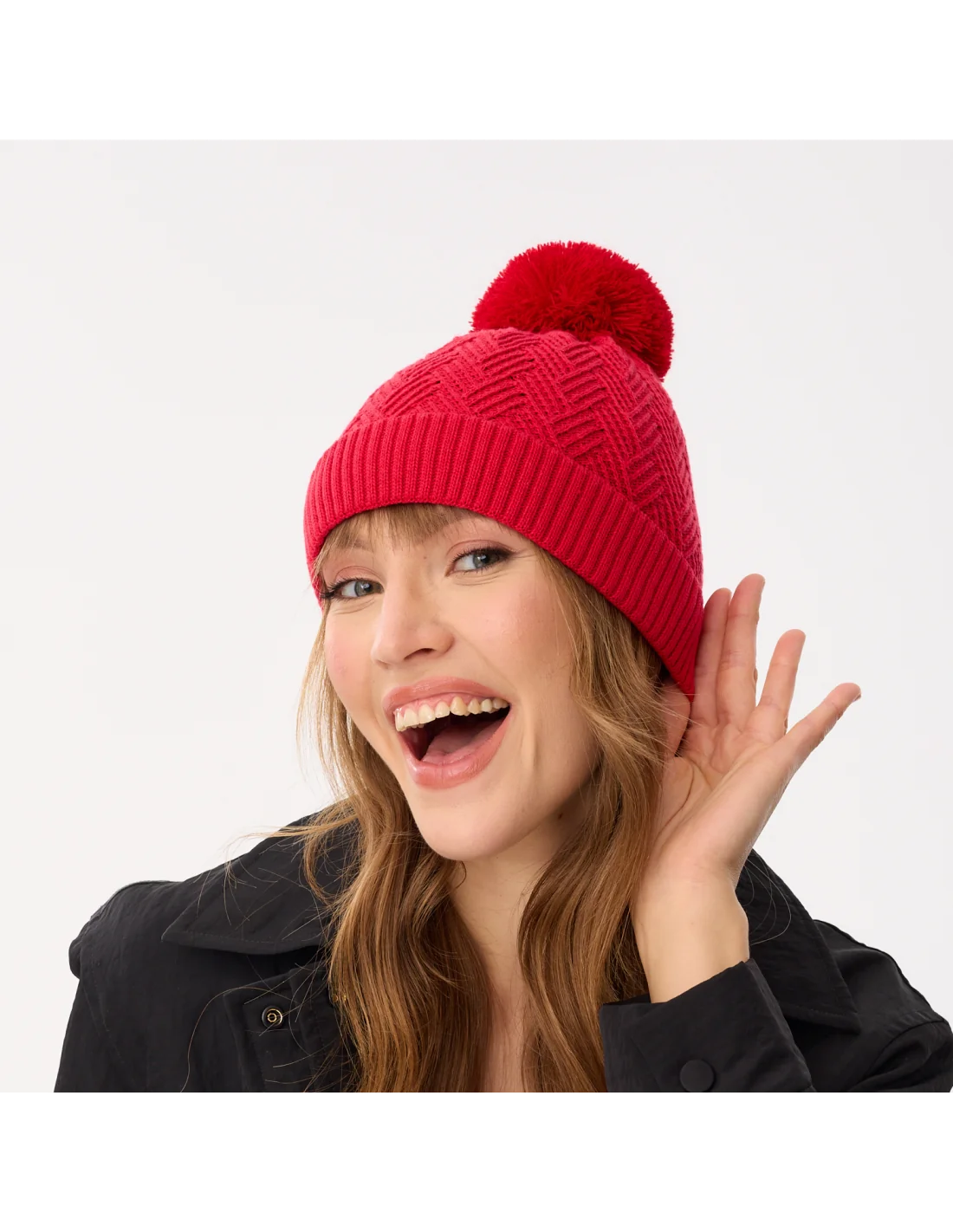 czapka-jesienna-wiosenna-damska-czerwona-bawelniana-zigzag