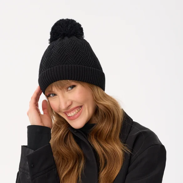 czapka-jesienna-wiosenna-damska-czarna-bawelniana-zigzag