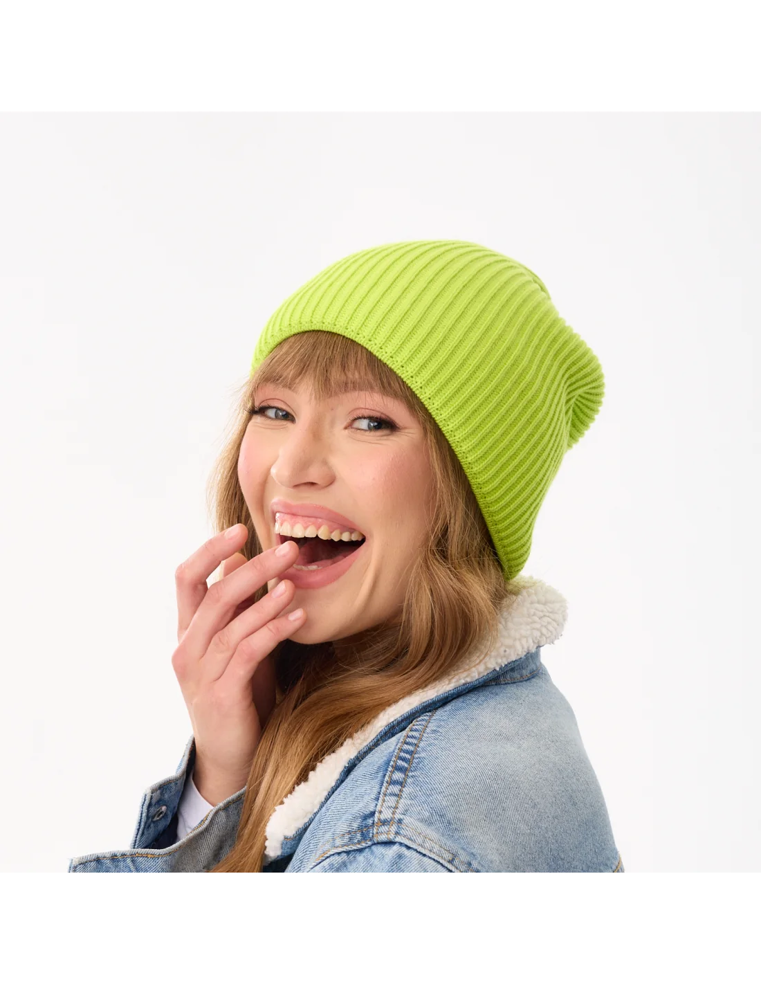 czapka-wiosenna-damska-neonowa-100-bawelna-organiczna-kalia