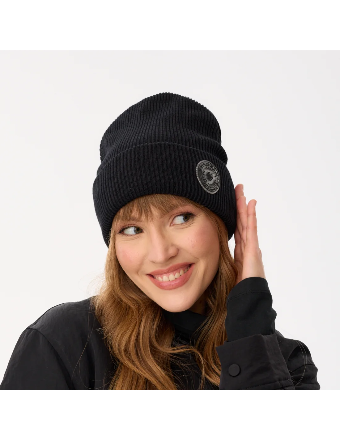 spring-beanie-for-women-black-100-organic-cotton-moonflower-2
