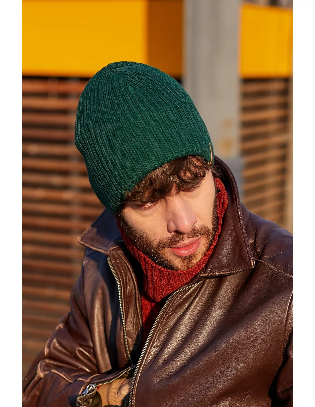 spring-autumn-beanie-for-men-with-fleece-green-vip-3