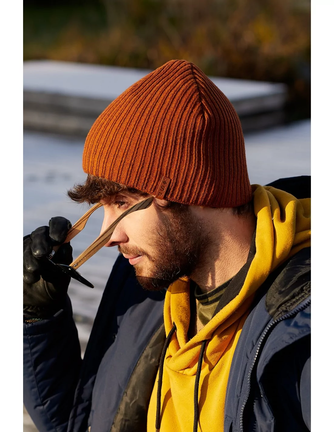 spring-autumn-beanie-for-men-with-fleece-mustard-vip-3