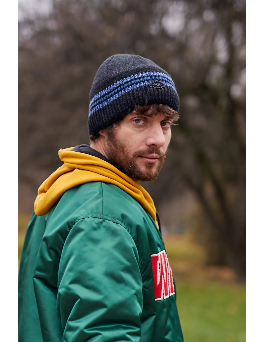 czapka-zimowa-meska-z-polarem-antracyt-niebieski-cold-2