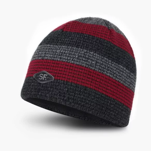 czapka-zimowa-meska-z-polarem-czerwone-paski-snow