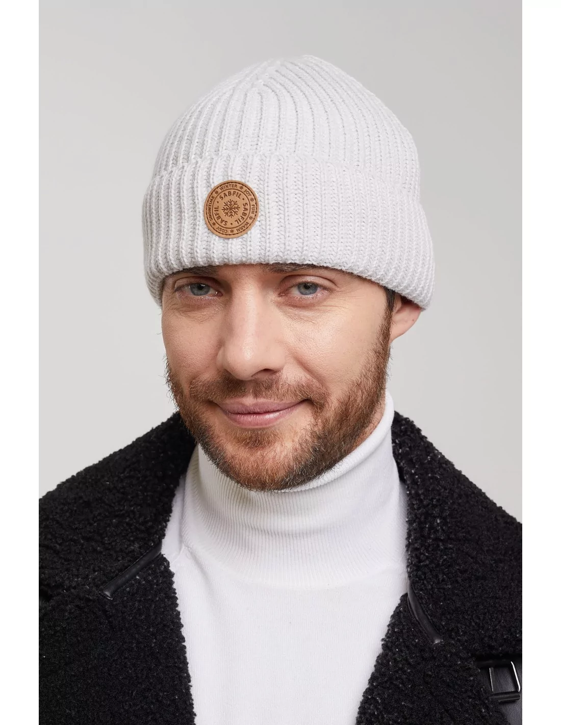 czapka-wiosenna-jesienna-meska-jasnoszara-dokerka-3