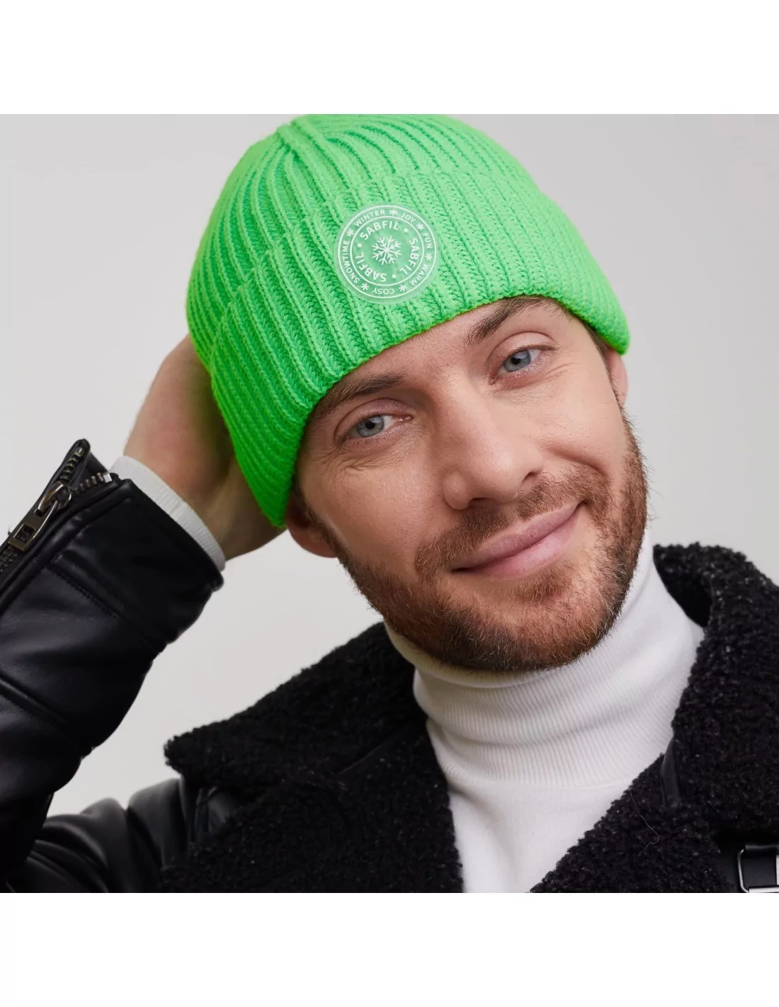 czapka-wiosenna-jesienna-meska-zielony-neon-dokerka-1