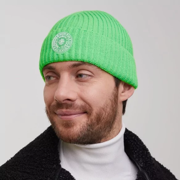 czapka-wiosenna-jesienna-meska-zielony-neon-dokerka