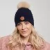 Czapka z pomponem Laura Navy